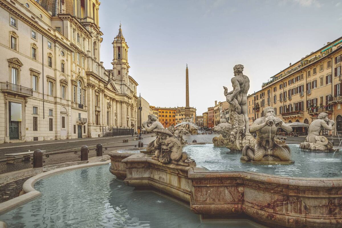 We honeymooned in Rome and Puglia