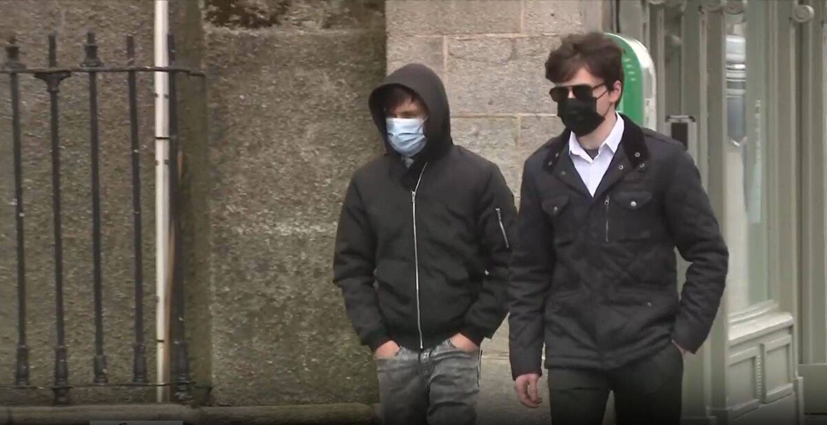 Daniel Quinn Burke (left) and Shane Kinsella (right) arrving at Naas Circuit Criminal Court on Thursday, April 16. Daniel Quinn Burke (left) and Shane Kinsella (right) arrving at Naas Circuit Criminal Court on Thursday, April 16.