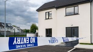 <p>The home in Carrick-on-Suir where the bodies of a woman and a newborn baby were found on Friday afternoon. Picture: Chani Anderson</p>