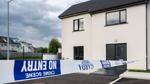<p>The home in Carrick-on-Suir where the bodies of a woman and a newborn baby were found on Friday afternoon. Picture: Chani Anderson</p>