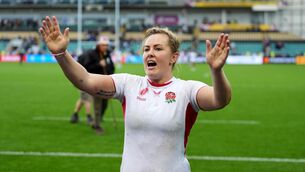 <p>Marlie Packer won player of the match in England’s 61-33 win over Italy. Pic: Nigel French/PA</p>