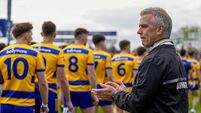 Padraig Joyce applauds the parade before the game 10/5/2026