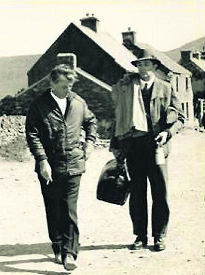 David Lean and Robert Mitchum during the making of ‘Ryan’s Daughter’. David Lean and Robert Mitchum during the making of ‘Ryan’s Daughter’.