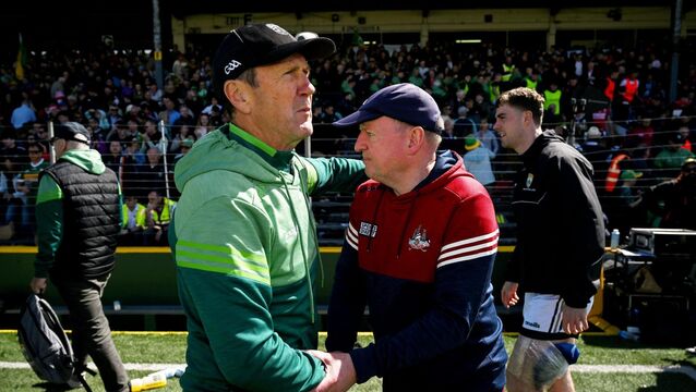<p>FAMILIAR FEELING: Kerry manager Jack O'Connor, left, and Cork manager John Cleary shake hands after the Munster GAA Football Senior Championship final match between Kerry and Cork at Fitzgerald Stadium in Killarney, Kerry. Photo by Brendan Moran/Sportsfile</p>