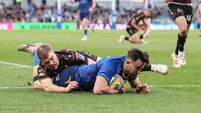 Hugo Keenan scores their third try 9/5/2026