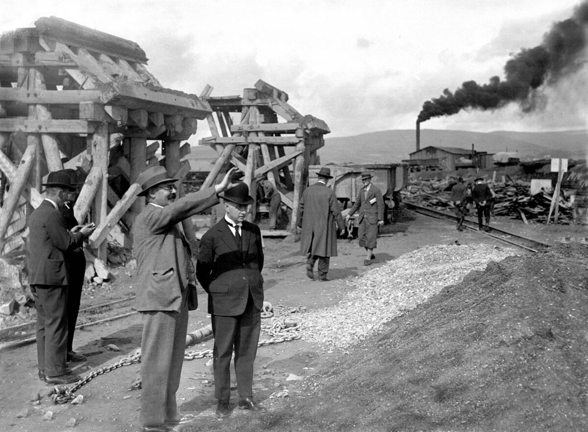 Then president WT Cosgrave viewing construction work on the Shannon Scheme at Ardnacrusha, Co Clare in September 1928. Irish Examiner Archive Then president WT Cosgrave viewing construction work on the Shannon Scheme at Ardnacrusha, Co Clare in September 1928. Irish Examiner Archive