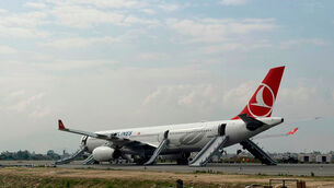Passengers were safely evacuated (AP) Passengers were safely evacuated (AP)