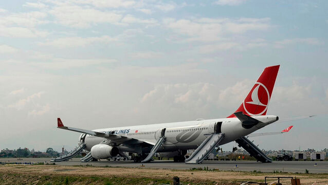 Passengers were safely evacuated (AP)