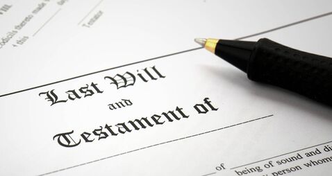 Signing Last Will & Testament