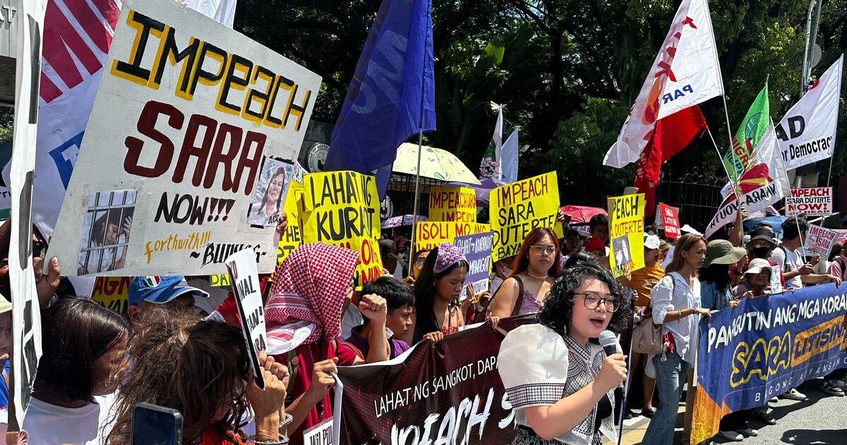 Philippine house of representatives votes to impeach vice president Sara Duterte