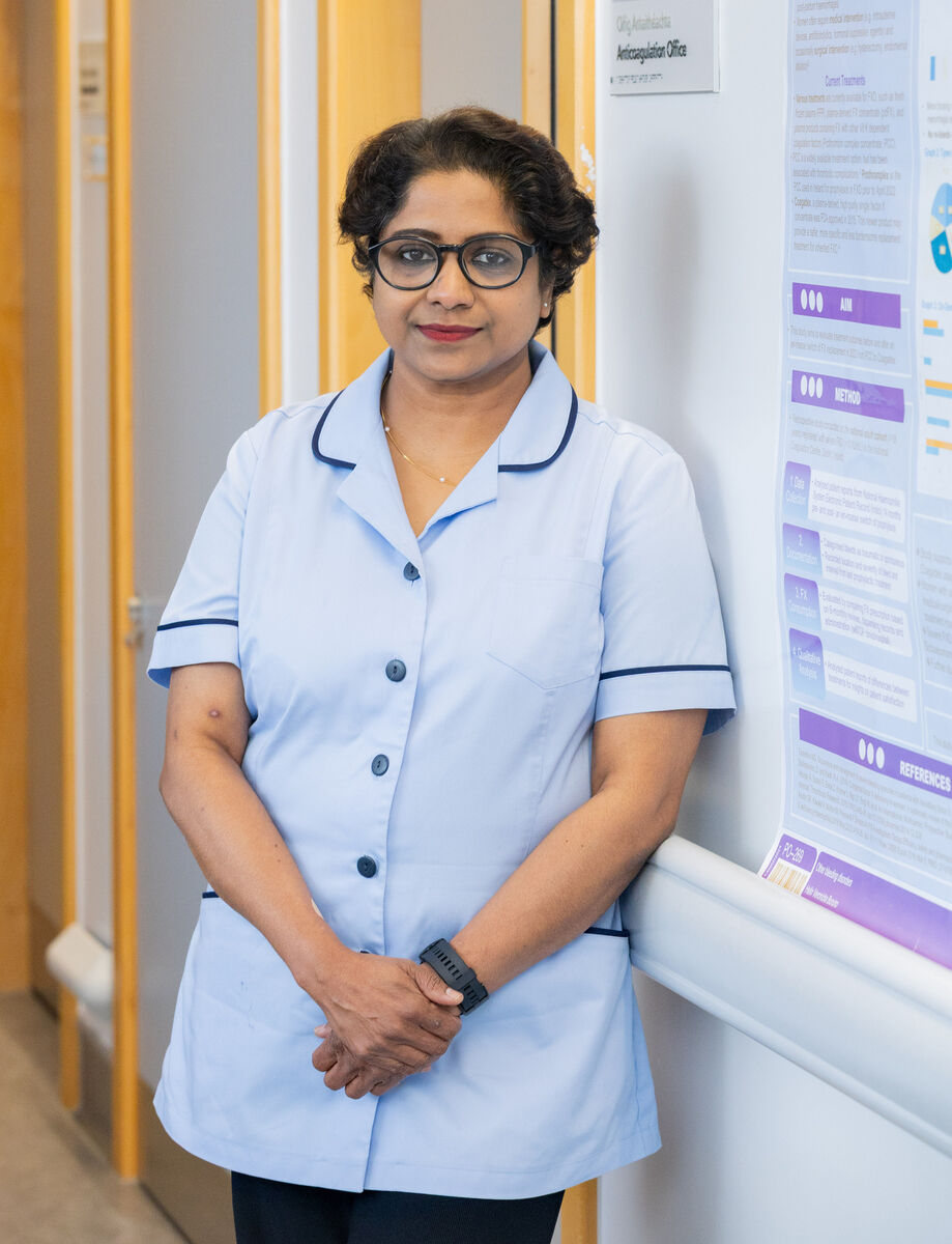 Nurse Dyvia Jose at St James's Hospital, Dublin. She came to Ireland in 2004 and says she has integrated well into life here. 'I made friends from work and they became my family.' Picture: Gareth Chaney Nurse Dyvia Jose at St James's Hospital, Dublin. She came to Ireland in 2004 and says she has integrated well into life here. 'I made friends from work and they became my family.' Picture: Gareth Chaney