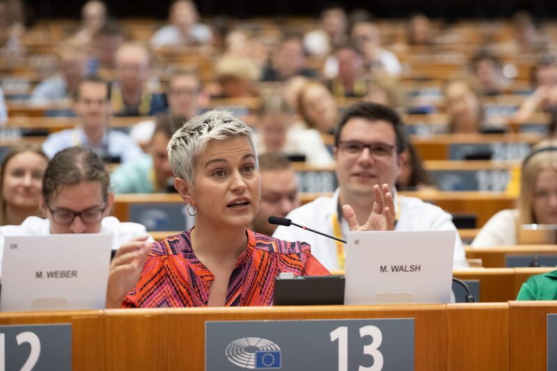 MEP Maria Walsh at the European Parliament in Brussels. MEP Maria Walsh at the European Parliament in Brussels.