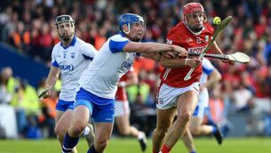 <p>Waterford's Paddy Leavy tries to dispossess Cork's Brian Hayes during their Munster Senior Hurling Championship clash at Azzurri Walsh Park.</p> <p>Waterford's Paddy Leavy tries to dispossess Cork's Brian Hayes during their Munster Senior Hurling Championship clash at Azzurri Walsh Park.</p>