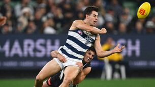 <p>Oisín Mullin is developing a reputation as the best stopper in Aussie rules. Pic: Quinn Rooney/Getty Images</p> <p>Oisín Mullin is developing a reputation as the best stopper in Aussie rules. Pic: Quinn Rooney/Getty Images</p>