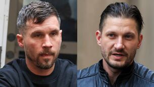 <p>Garrett Pollock (left) and Karolis Peckauskas (right). Picture: Colin Keegan, Collins, Dublin.</p>