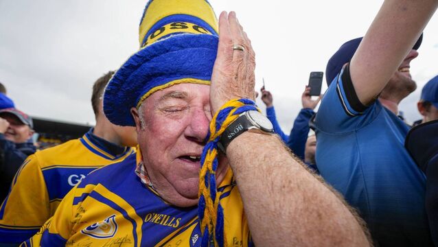 <p>DREAMS ARE MADE OF THIS: Roscommon superfan, Willie Tiernan from Boyle, can't hide his emotion as the Rossies win the Nestor Cup on home soil for the first time in 25 years. Picture: INPHO/James Lawlor </p>