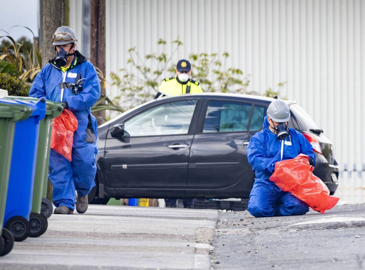 The clean-up begins at the area around the Old Jute Factory, now the Tycor Business Centre, in the north west of Waterford City. Picture: Joe Evans