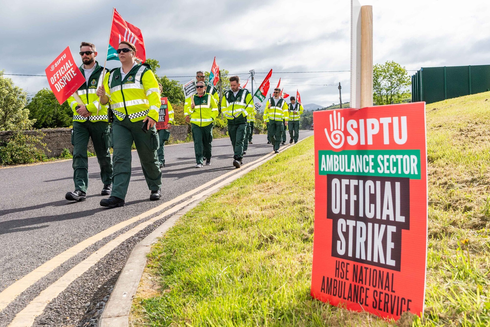 Nationwide ambulance 24-hour strike begins as paramedics demand pay recognition