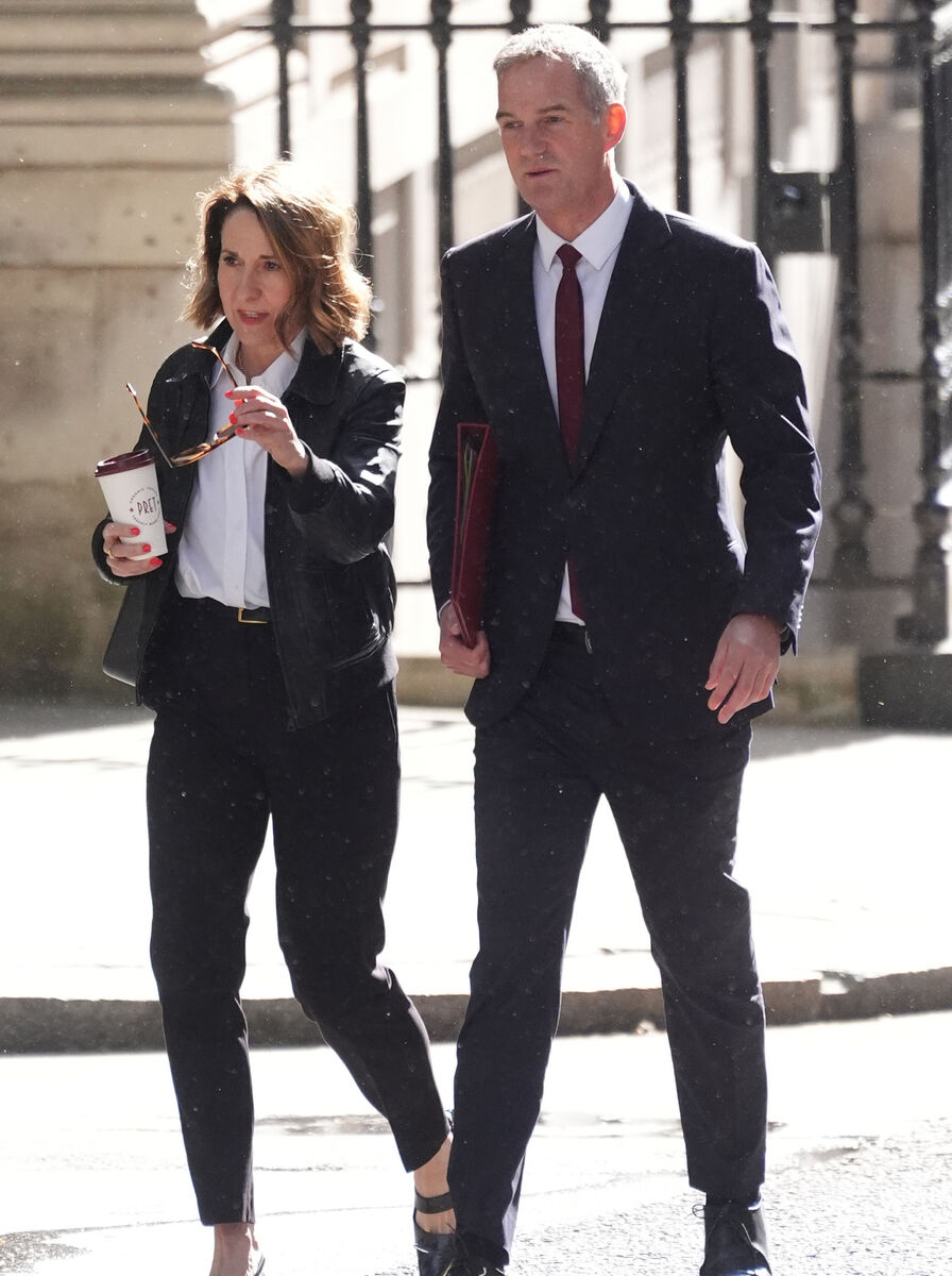 Technology Secretary Liz Kendall and Business and Trade Secretary Peter Kyle both backed the PM after the Cabinet meeting (Jonathan Brady/PA) Technology Secretary Liz Kendall and Business and Trade Secretary Peter Kyle both backed the PM after the Cabinet meeting (Jonathan Brady/PA)