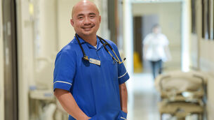 <p> Don Cachin, cardiac nurse at the Beacon Hospital in Sandyford, Dublin, where he works as a cardiac nurse. He told Sarah Horgan of his time working as an emergency nurse in Libya between 2011 and 2014. Picture: Moya Nolan</p> <p> Don Cachin, cardiac nurse at the Beacon Hospital in Sandyford, Dublin, where he works as a cardiac nurse. He told Sarah Horgan of his time working as an emergency nurse in Libya between 2011 and 2014. Picture: Moya Nolan</p>