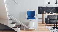 Stair Lift In A Modern Home