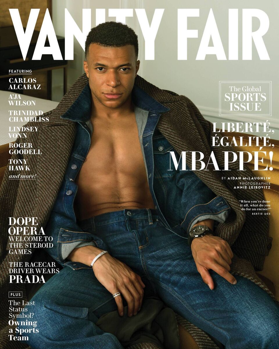 MAGNIFIQUE: The cover photo of Kylian Mbappe by renowned celebrity photographer Annie Liebowitz MAGNIFIQUE: The cover photo of Kylian Mbappe by renowned celebrity photographer Annie Liebowitz