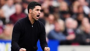 <p>TOP GUN: Arsenal manager Mikel Arteta could secure the club's first Premier League title since 2004 next week. Pic: John Walton/PA Wire.</p>