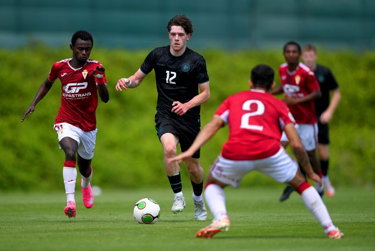 Rory Finneran during a friendly match between Republic of Ireland and Real Murcia 'B' at La Finca Resort in Alicante. Pic: Stephen McCarthy/Sportsfile. Rory Finneran during a friendly match between Republic of Ireland and Real Murcia 'B' at La Finca Resort in Alicante. Pic: Stephen McCarthy/Sportsfile.