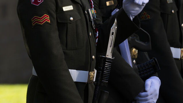 <p>The Government agreed to set aside the money for the Defence Forces as part of the national pay agreement 2024 – 2026, to which PDForra, the association representing enlisted members of the military, signed up. File picture: Sam Boal/Collins</p>