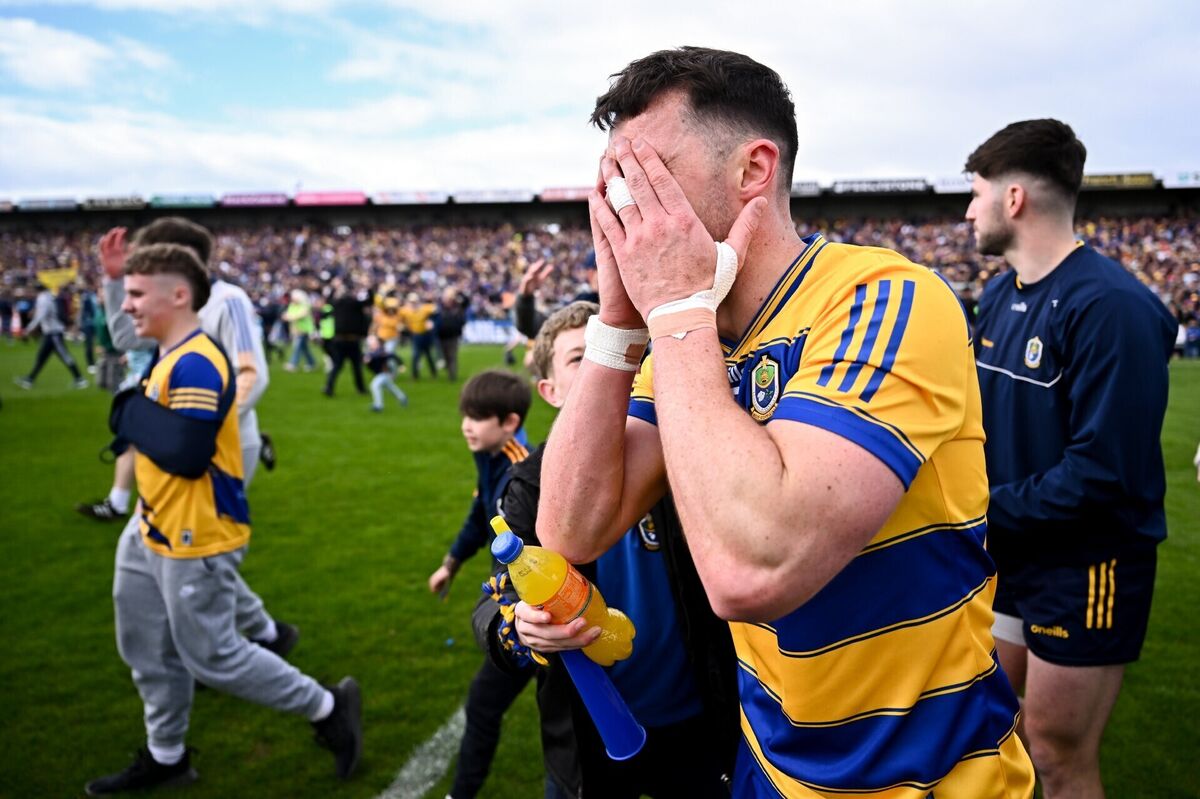 An emotional Roscommon captain Diarmuid Murtagh after his side's Connacht SFC final victory over Galway. Pic: Piaras Ó Mídheach/Sportsfile