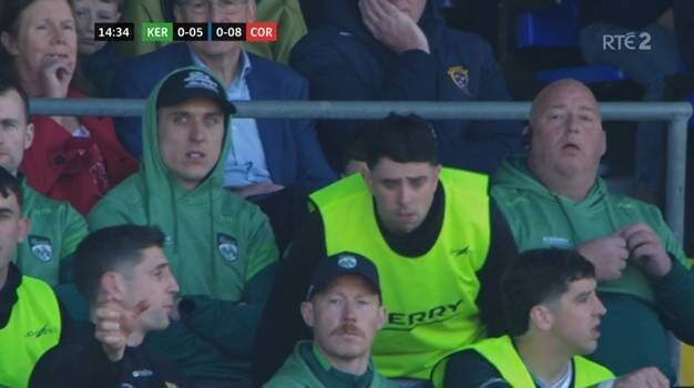Kerry captain Paul Geaney had an influence on Sunday's Munster SFC final against Cork despite sitting in the stand