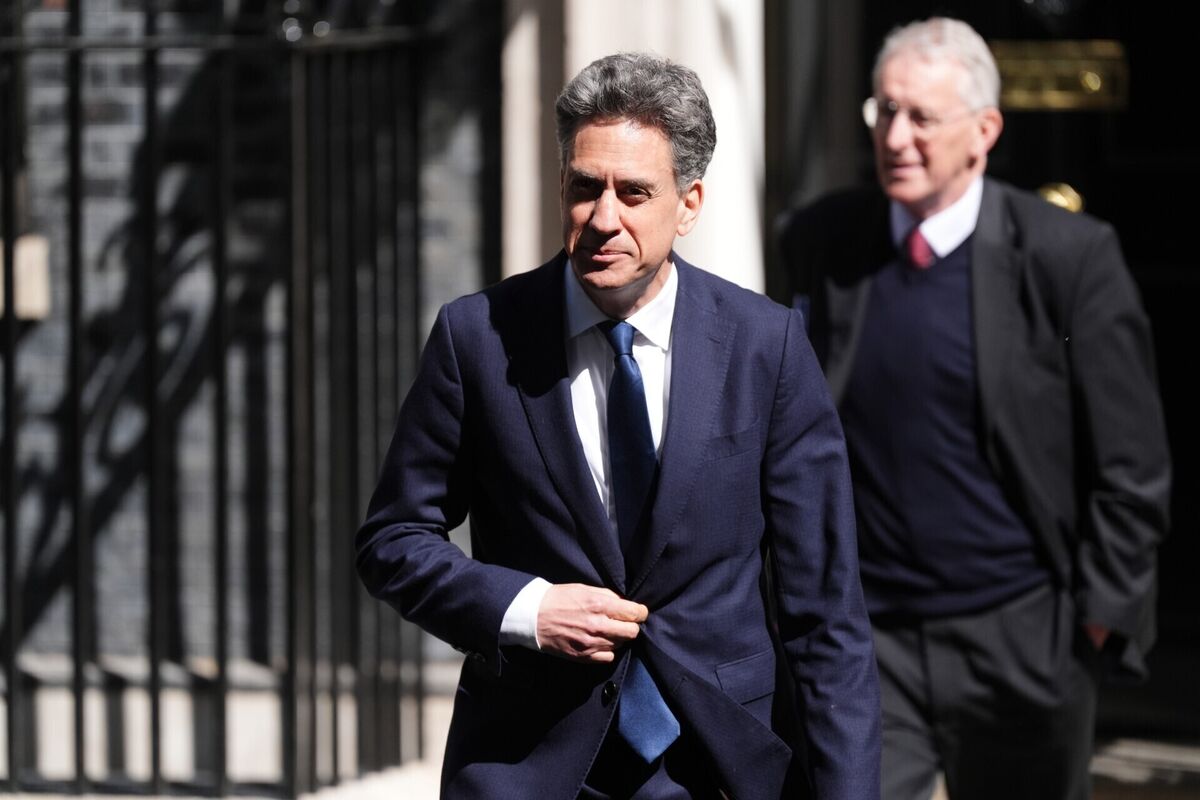 Energy Security and Net Zero Secretary Ed Miliband departs after a Cabinet meeting in Downing Street, London. Picture: Jonathan Brady/PA Wire Energy Security and Net Zero Secretary Ed Miliband departs after a Cabinet meeting in Downing Street, London. Picture: Jonathan Brady/PA Wire