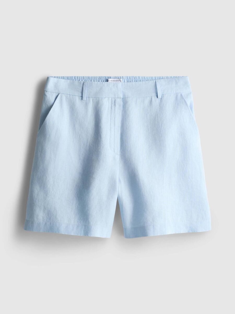 Blue Linen Shorts, €20, Penneys.