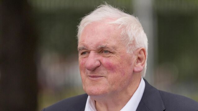 <p>Bertie Ahern says he regrets comments about Africans and Muslims made during Dublin Central canvassing. Picture: Brian Lawless/PA Wire</p>