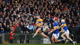 <p class="contextmenu internal_Caption">13 May 2026; Jamie Moylan of Clare during the Fulfil Munster GAA U20 Hurling Championship final match between Tipperary and Clare at TUS Gaelic Grounds in Limerick. Photo by David Fitzgerald/Sportsfile</p>