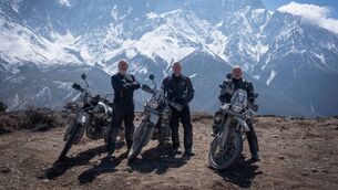 <p>Liam Cunningham, PJ Gallagher and Ray Goggins in Nepal. Picture: RTE/Uncharted.</p> <p>Liam Cunningham, PJ Gallagher and Ray Goggins in Nepal. Picture: RTE/Uncharted.</p>