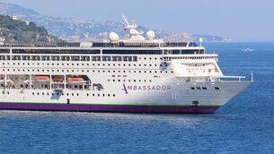 <p>There were a total of 1,187 passengers and 514 crew members onboard the Ambassador Cruise Line ship Ambition (Alamy/PA)</p> <p>There were a total of 1,187 passengers and 514 crew members onboard the Ambassador Cruise Line ship Ambition (Alamy/PA)</p>