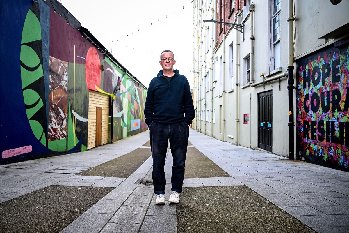 Enda Walsh on a recent visit to Cork. Picture: Chani Anderson