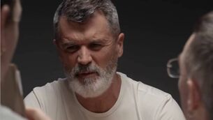 <p>Hosts of I'm Grand Mam, Kevin Twomey and PJ Kirby, hooked Roy Keane up to a lie detector in iconic Sky Ireland advert.</p>