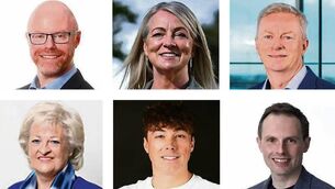 <p>New roles: (top row) Stephen Donnelly, Paula Brady, Ray O’Driscoll; (bottom row) Patricia King, Greg Owens, Billy Browne. </p>