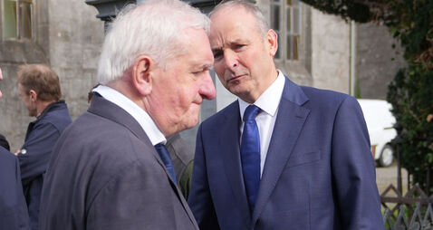 Dr Martin Mansergh funeral