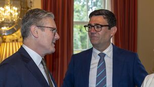 <p>UK prime minister Sir Keir Starmer (left) and Mayor of Greater Manchester Andy Burnham</p>
