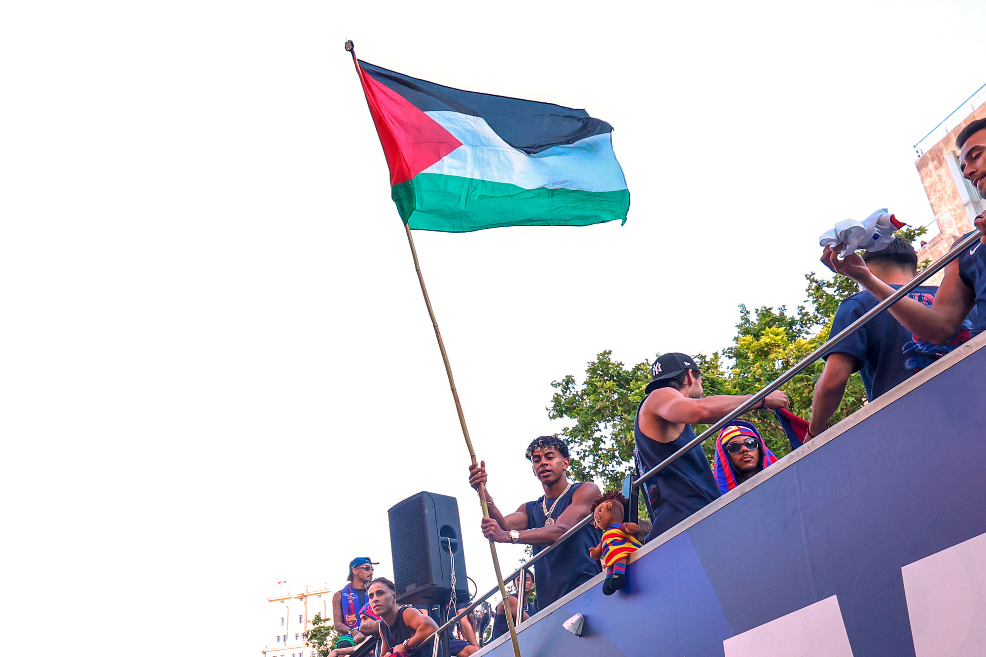 Israeli minister criticises football star Lamine Yamal for waving Palestinian flag