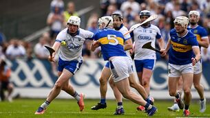 <p>Shane Bennett of Waterford is tackled by Bryan O' Mara of Tipperary. Pic: Ben McShane/Sportsfile</p> <p>Shane Bennett of Waterford is tackled by Bryan O' Mara of Tipperary. Pic: Ben McShane/Sportsfile</p>