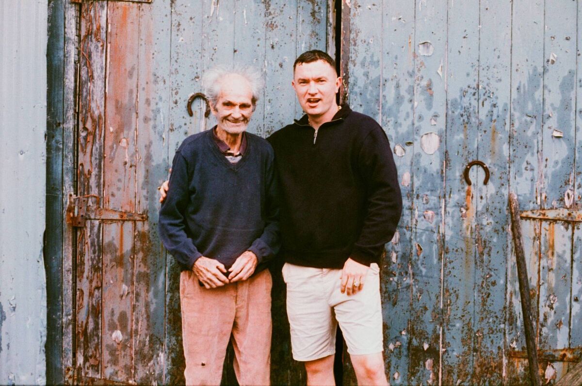 Willzee with his foster father John 'Pop' Crotty. Willzee with his foster father John 'Pop' Crotty.