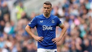 <p>Seamus Coleman of Everton. Photo by Carl Recine/Getty Images)</p>