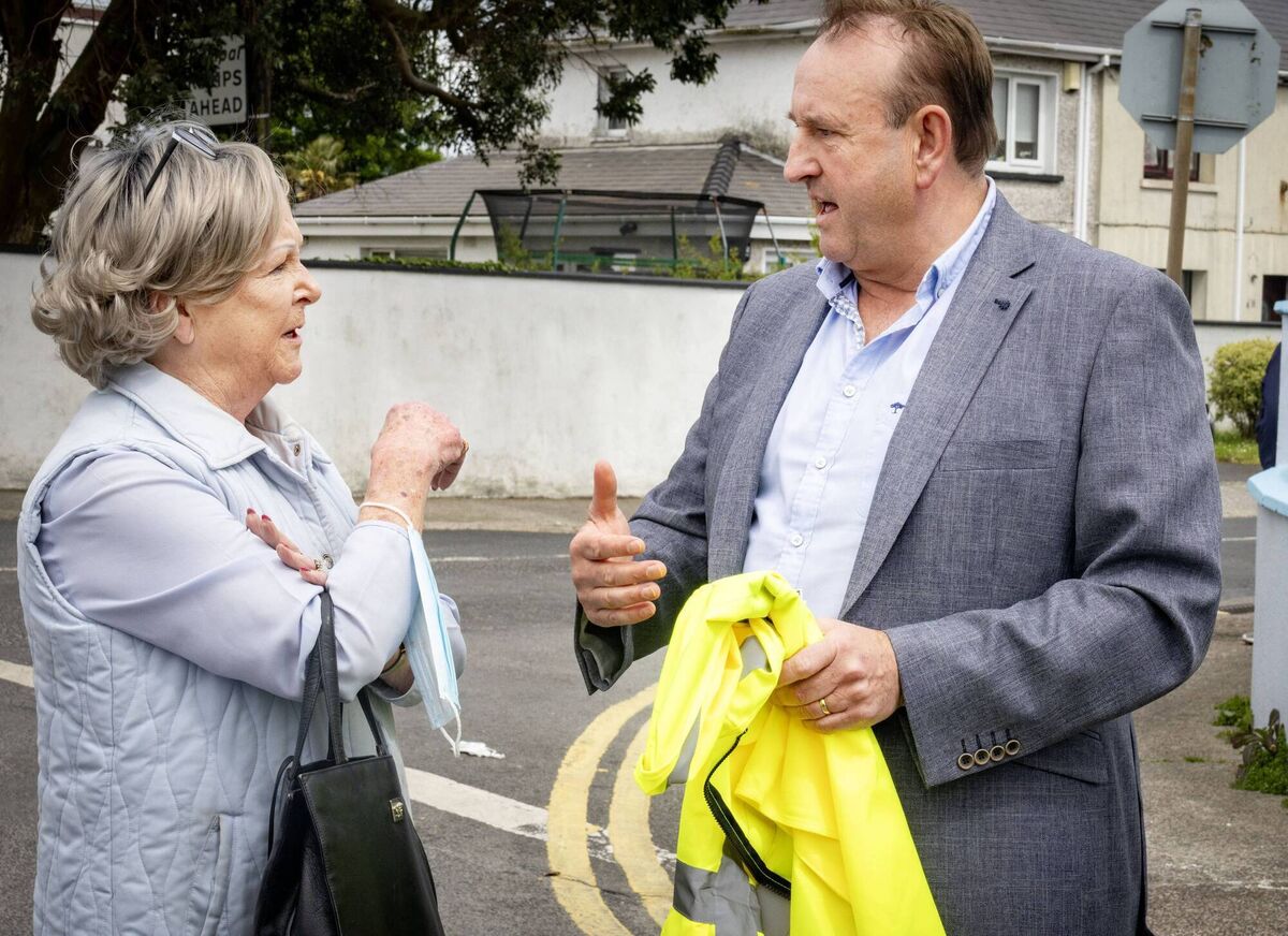 Blánaid MacCann with Causeway Group chief executive Sean Johnson at the Jute Factory on Monday. Picture: Joe Evans
