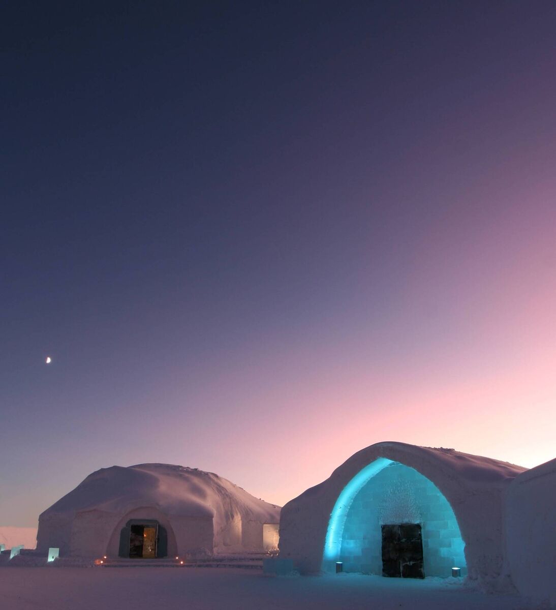 The Ice Hotel was home to Kavanagh's most memorable food experience