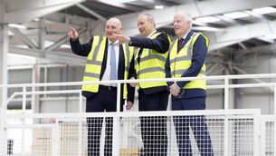 <p>Taoiseach Micheál Martin officially opened Cygnum’s €8m factory extension in Macroom last month, with Patrick Atkinson, Chief Executive of Chadwicks Group and John Desmond, Managing Director of Cygnum. Grafton Group forecast full year adjusted group operating profits of up €229m this year.</p> <p>Taoiseach Micheál Martin officially opened Cygnum’s €8m factory extension in Macroom last month, with Patrick Atkinson, Chief Executive of Chadwicks Group and John Desmond, Managing Director of Cygnum. Grafton Group forecast full year adjusted group operating profits of up €229m this year.</p>