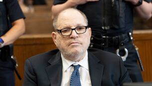 The former Hollywood mogul has been convicted of other sex crimes on two US coasts and remains behind bars (Steven Hirsch/New York Post via AP, Pool)
